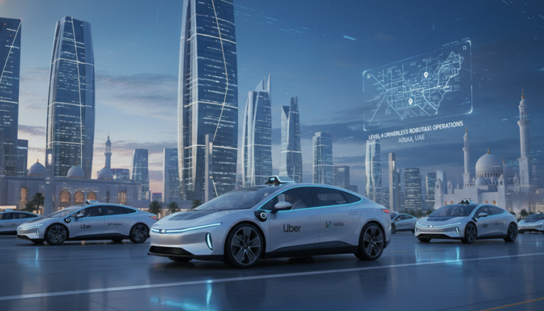 Abu Dhabi driverless robotaxi