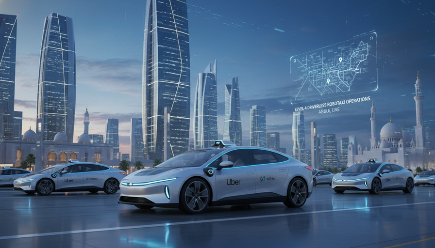 Abu Dhabi driverless robotaxi