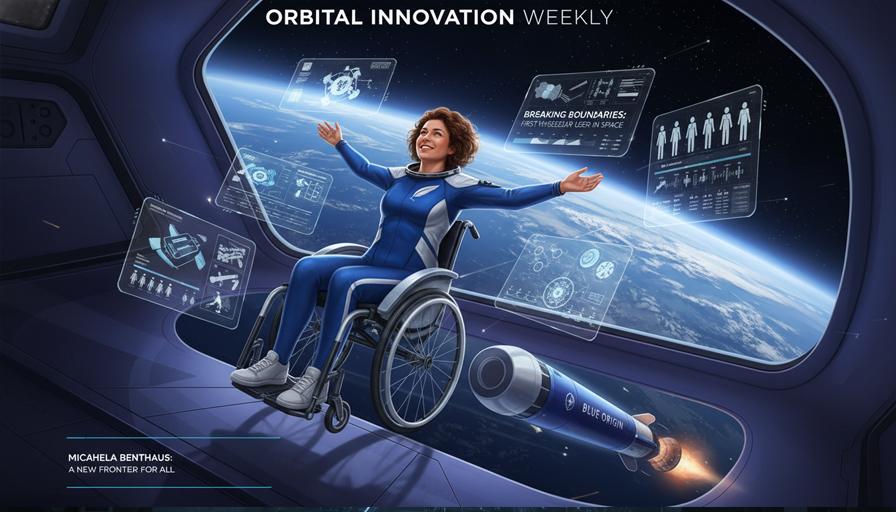 Blue Origin launches first wheelchair user into space