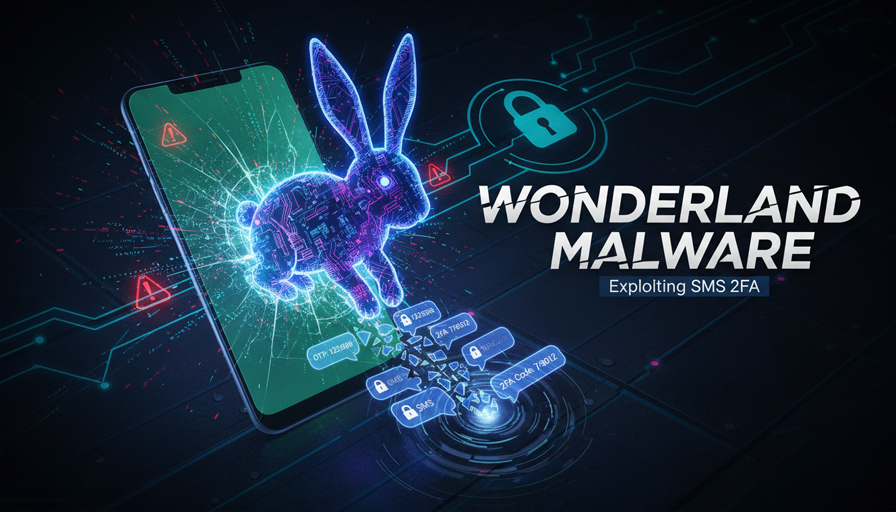 Wonderland Malware exploiting Android OTP security via SMS