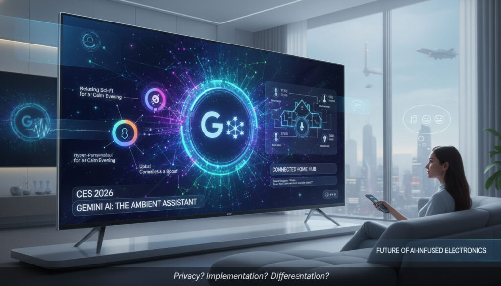 Google TV Gemini AI CES 2026