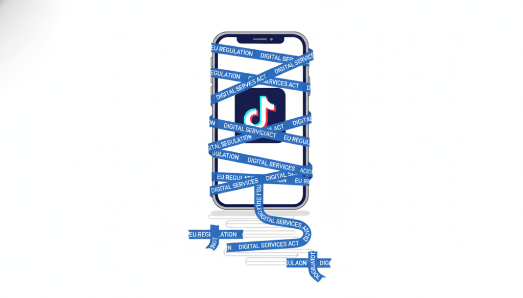 EU TikTok addictive design violations
