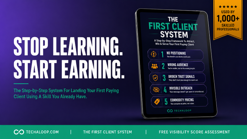 how to get your first client